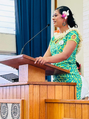 Miss-Samoa-speaks-at-the-Apia-Samoa-Central-stake-youth-conference-devotional.