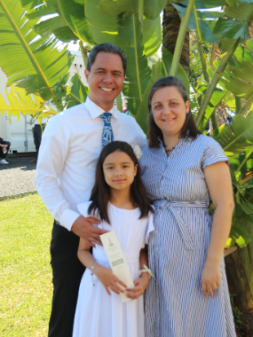 The-Haumani-family-attend-the-live-broadcast-of-the-Hamilton-New-Zealand-Temple-Rededication-in-New-Caledonia-on-Sunday,-16-November-2022.