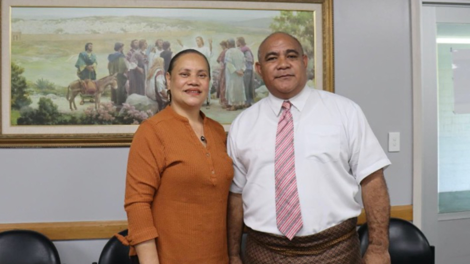 Maile-and-Sosaia-Neiafi-are-the-Church-family-history-consultants-in-Nuku'alofa,-Tonga.-March-2022