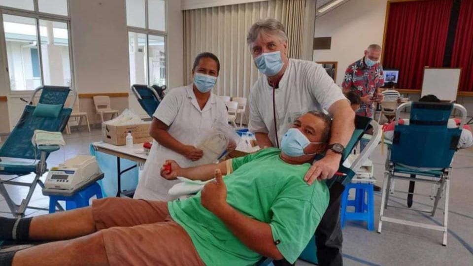 Members-of-the-Faa'a-stake-were-happy-to-give-their-blood-as-1-pouch-of-blood-can-save-3-lives.-French-Polynesia,-March-2021